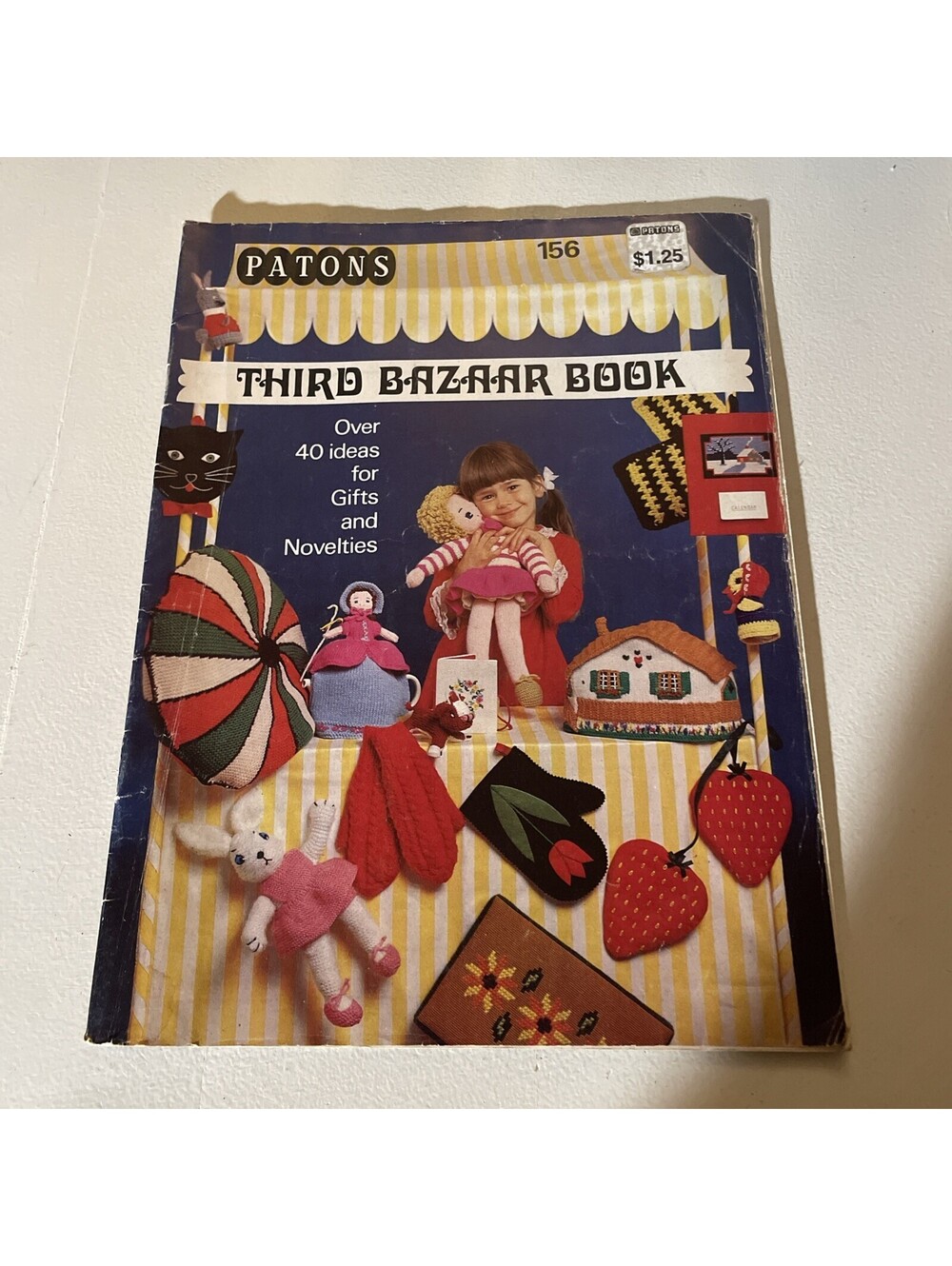 Patons 156 Third Bazaar Book Gifts To Knit and Crochet Vintage Patterns